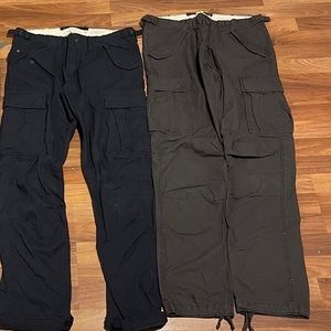 Cargo pants H&M size W33 L33 color camo